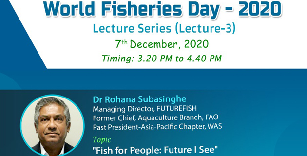 World Fisheries Day 2020- Lecture Series Was Held On